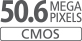 50,6 megapiksline APS-C suurusega CMOS-sensor