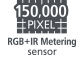150 000 piksliga RGB+IR mõõtesensor